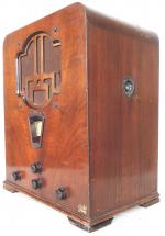 PATHE 633W - Marconi Six en bois, 1933, secteur -...