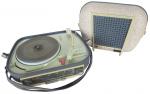 TEPPAZ TRANSITRADIO 211 en plastique avec tourne disques, 1963, piles....