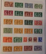 6 classeurs + 2 carnets de timbres de France et...