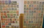 Important lot de 8 classeurs de timbres d'Europe de l'Est,...