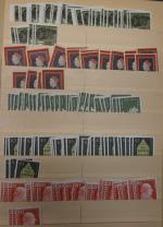 Important lot de timbres d'Allemagne en 8 classeurs, de Rép....