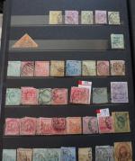 7 classeurs + 1 pochette de timbres d'Angleterre et Commonwealth,...