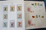 5 classeurs de timbres de Hongrie, toutes périodes, beaucoup d'anciens,...