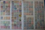 5 classeurs de timbres de Hongrie, toutes périodes, beaucoup d'anciens,...