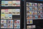 4 classeurs de timbres des anciennes possessions Britanniques  Commonwealth...