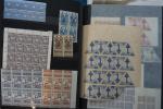 5 classeurs de timbres colonies Françaises, Cotes des Somalis ...