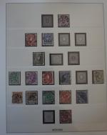 Important collection de timbres d'Allemagne en 14 classeurs Lindner, période...