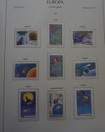1 gros classeur Leuchturm de timbres Europa de 1980 à...