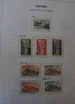Belle collection de timbres d'Andorre Français, Neufs avec et sans...