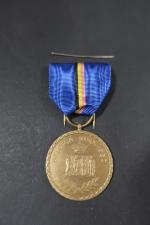 Belgique Médaille du 150è anniversaire de la Belgique. Bronze, ruban.