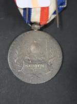 France Médaille des Chemins de fer. Argent, ruban.
