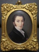 Ecole française vers 1830 : Portrait du Comte de Chambord...