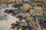 Petite tapisserie d'Aubusson d'époque XVIII's à décor de verdure, d'un...