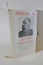 APOLLINAIRE (Guillaume). OEuvres poétiques. Paris, nrf, 1965.
Jaquette, rodhoïd et étui.