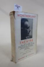 MONTHERLANT (Henry de). Théâtre. Paris, nrf, 1954.
Jaquette (usée).