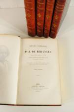 BÉRANGER (Pierre Jean de). OEuvres complètes de P.-J. Béranger nouvelle...