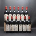 BORDEAUX Rouge - 12 bouteilles haut Médoc Cru bourgeois, 2002...