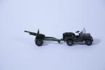 DINKY-TOYS (FRANCE) (REF 80 B) JEEP HOTCHKISS WILLYS, jantes concaves...