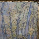 CARPENTIER Marie-Paule (1876-1915) : Rideau d'arbres en bord de fleuve....