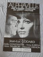 ALPHAVILLE - un film de  Jean-Luc Godard avec Eddie...