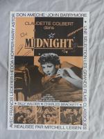 MIDNIGHT (AFFICHETTE) - un film de  Mitchell Leisen avec...