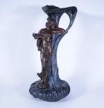 Sculpture en plâtre patiné à l'imitation du bronze, époque 1900,...