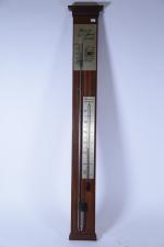 Baromètre thermomètre à mercure selon Torricelli, travail moderne, avec son...
