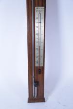 Baromètre thermomètre à mercure selon Torricelli, travail moderne, avec son...