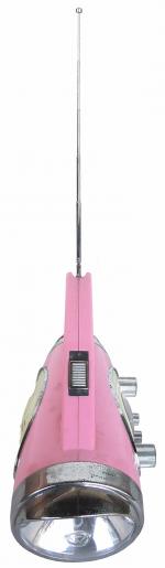 C1990  PINK CADILLAC WING LIGHT RADIO -TORCHE Rose ...