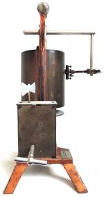 1900 CYLINDRE ENREGISTREUR VERTICAL BOULITTE 48(h)x30x20 cm avec accessoire