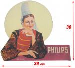 C1930-35 CARTON PUBLICITAIRE PHILIPS BRETAGNE  Campagne publicitaire Philips : les...