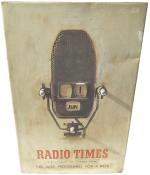 C1935 RADIO TIMES  éphéméride perpétuel - Panneau métallique peint...