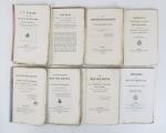 [1815]. Ensemble de 13 volumes et plaquettes in-8 brochés sur...