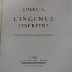 COLETTE & DIGNIMONT. L'Ingénue Libertine. Paris, La cité des livres,...