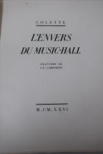 COLETTE & LABOUREUR (J.-E.). L'Envers du Music-Hall. Paris, au Sans...