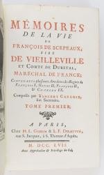 CARLOIX (Vincent). Mémoires de la vie de François de Scépeaux,...