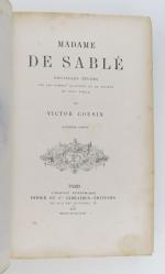 COUSIN (V.). Madame de Sablé  Madame de Longueville ...