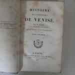 DARU (Pierre). Histoire de la République de Venise. Paris, Firmin...