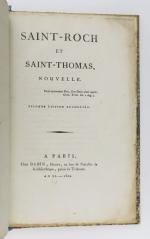 [ANDRIEUX (François Guillaume Jean Stanislas)]. Saint-Roch et Saint-Thomas. Paris, Dabin,...