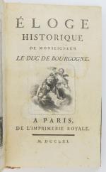 [LEFRANC DE POMPIGNAN (Jean-George)]. Eloge historique de Monseigneur le Duc...