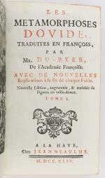 OVIDE. Les Métamorphoses, traduites en françois par Mr. Du-Ryer Avec...