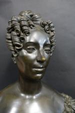 DIEUDONNE Jacques-Augustin (1795-1873) : Buste d'Ernestine-Thérèse-Gasparine de BOURGOING, Maréchale MACDONALD,...