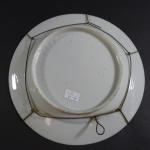 CHINE : Paire de petites assiettes en porcelaine à décor...