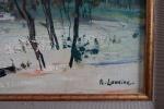 LOUKINE Rostislas (1904-1988) : Paysage de neige. H. s. P....