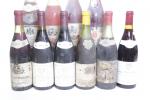 BOURGOGNE Rouge - Lot de 10 bouteilles dépareillées comprenant :...