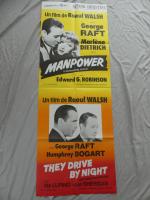 MANPOWER (ENTRAINEUSE FATALE) et THEY DRIVE BY NIGHT (UNE FEMME...