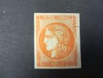 1850 - CERES - n°5, 40 c orange, signé BRUN...