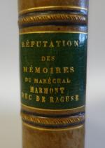 (MARMONT)-LAURENT DE L'ARDÈCHE (P.M.). Réfutation des Mémoires du maréchal Marmont,...
