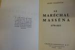 VALENTIN (R.). Le maréchal Masséna (1758-1817). P., Charles Lavauzelle, 1960,...