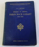 GODART (Roch). Mémoires, 1792-1815. Publiés par J.-B. Antoine. Paris, Flammarion,...